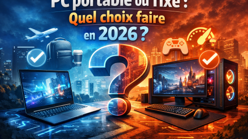 PC portable ou fixe : quel choix faire en 2026 ?